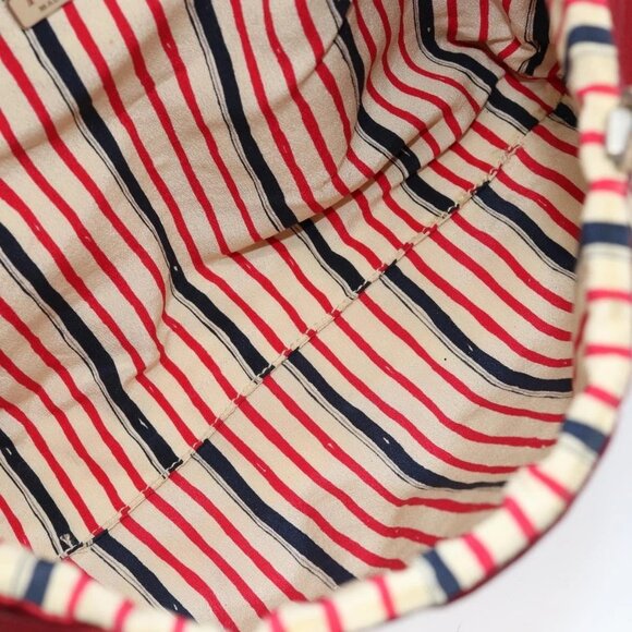 PRADA Hand Bag Satin Red - Picture 10 of 16